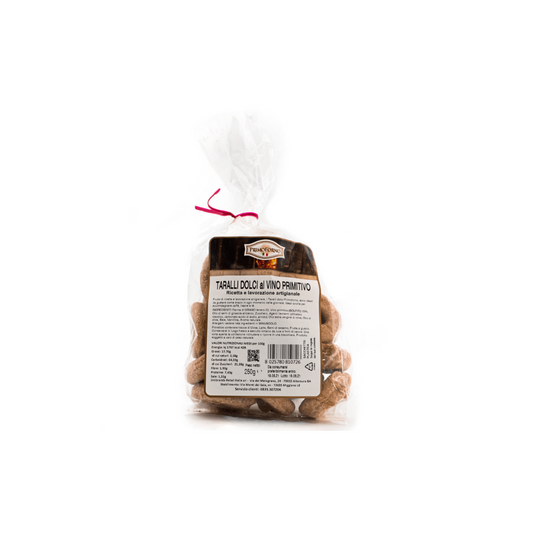 Taralli dolci al Vino Primitivo 250g